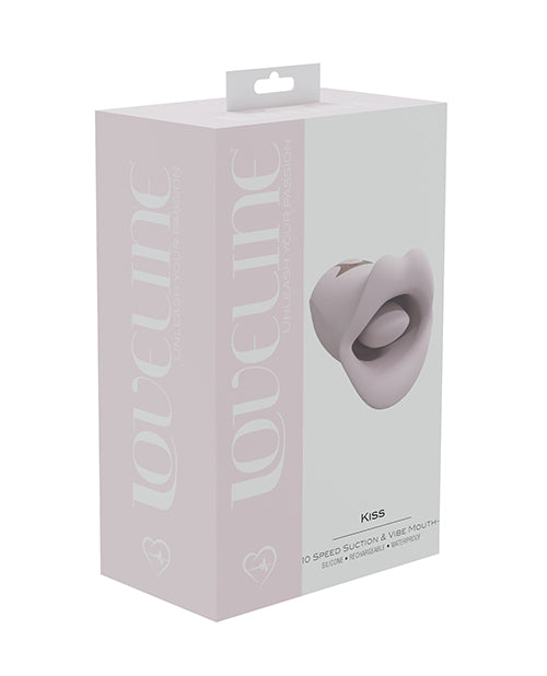 Shots Loveline Kiss Suction & Vibrating Mouth Vibe, Pink