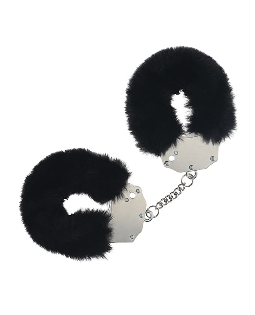 Shots America LLC OU1046BLK Heavy-duty Fluffy Handcuffs, Black