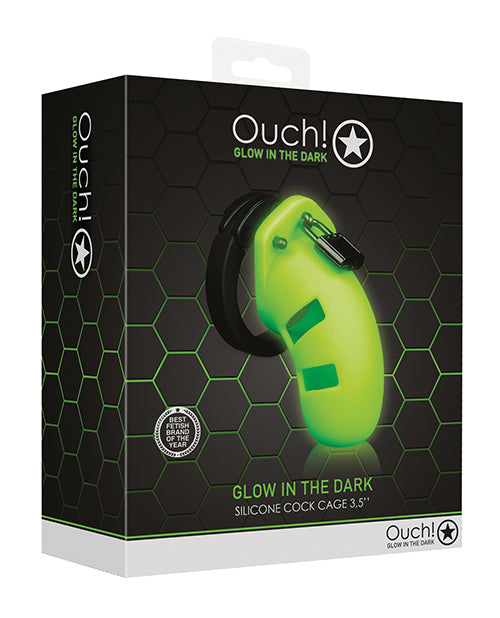 Shots America LLC Ouch! Model 20 Cock Cage, 3.5" Glow in the Dark