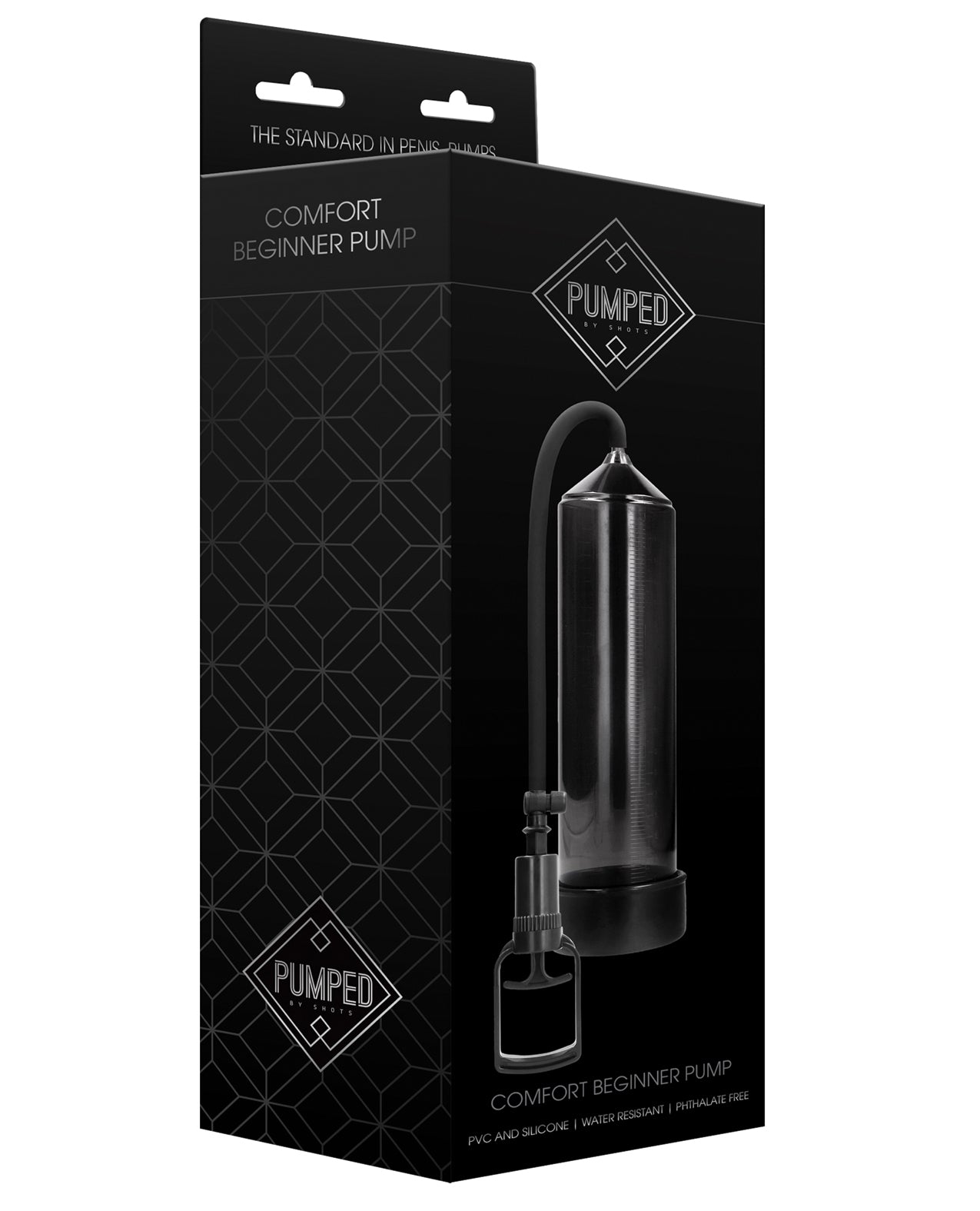 Shots America LLC PMP002BLK Pumped Comfort Beginner Pump, Black, 6cm Diameter