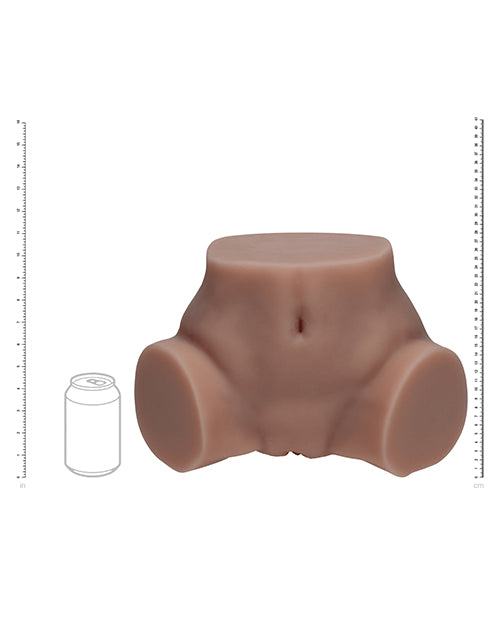 Shots Xkin Layla Love Dual Entry Masturbator, Brown