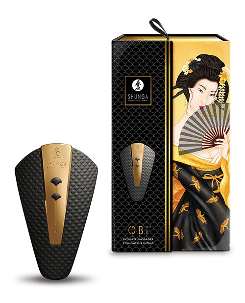 Shunga Obi Intimate Massager, 10 Vibration Modes, Waterproof, USB Rechargeable
