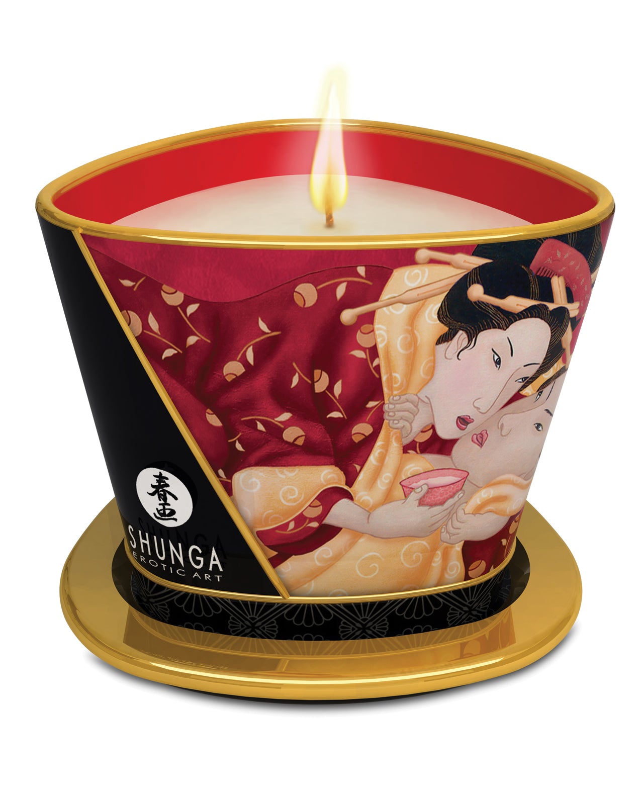 Shunga 4508 Massage Candle Romance, 5.7 oz, Soy Based, Natural Oils
