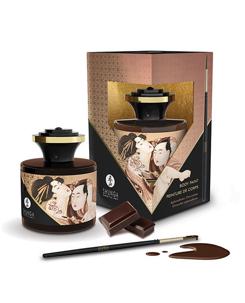 Shunga 7109 Aphrodisiac Edible Body Paint, 1.7 oz Chocolate