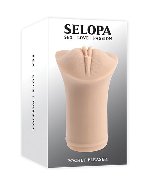 Evolved Novelties Selopa Pocket Pleaser Light Stroker, TPE, Ivory