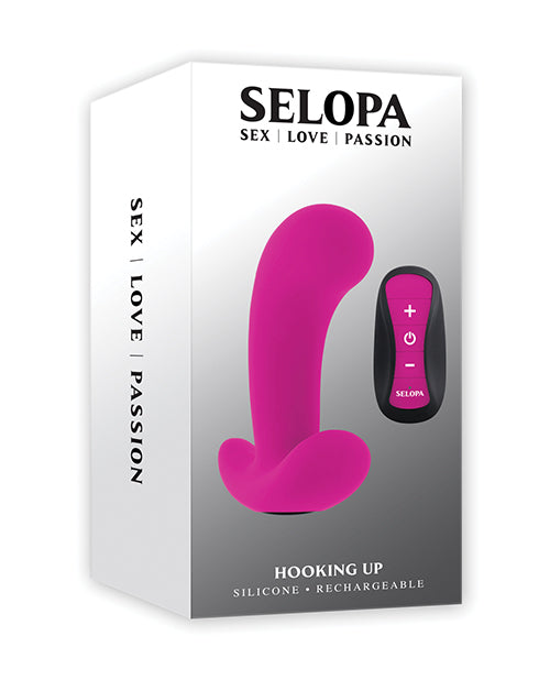 Evolved SL-RS-4219-2 Selopa Curved Shaft Vibe, Hot Pink