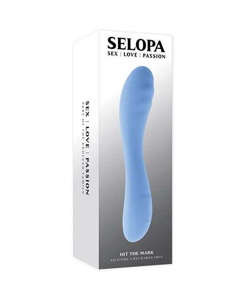 Evolved Selopa Hit The Mark Curved Vibrator - Blue