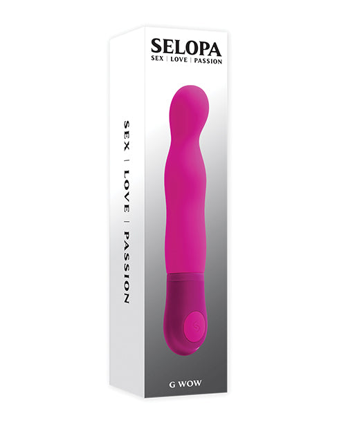 Evolved SL-VB-3250-2 Selopa G Wow Pink Vibrator, 7 Speeds, Silicone