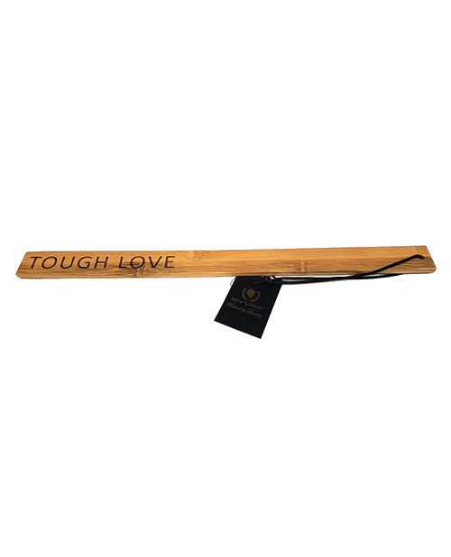 Spartacus SPB-W16 Bamboo Paddle, 15 Inch, Tough Love Cutout