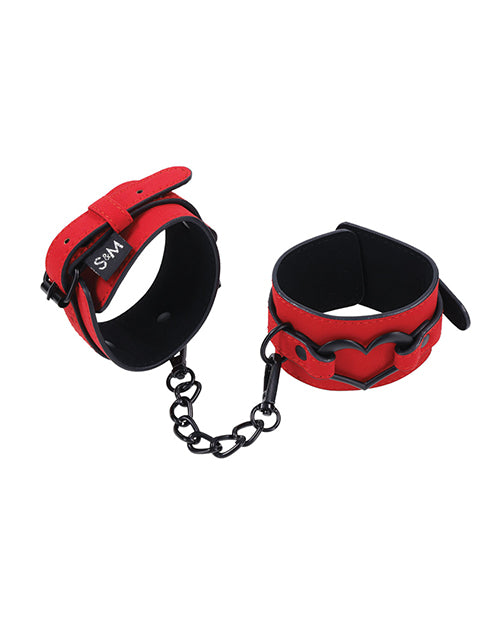 Sportsheets International SS09953 Amor Handcuffs, Red Vegan Leather