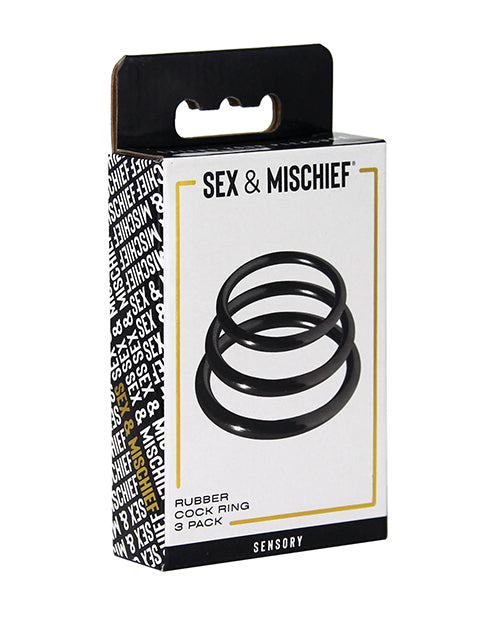 Sportsheets International SS10034 Nitrile Cock Ring Pack, 3 Sizes