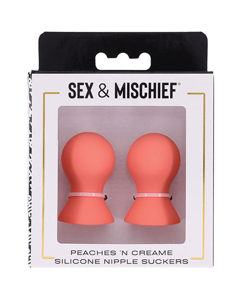 Sportsheets International SS10212 Silicone Nipple Suckers, Peach