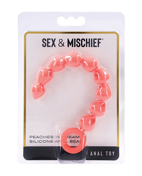 Sportsheets International SS10214 Peaches 'n Cream Silicone Anal Beads