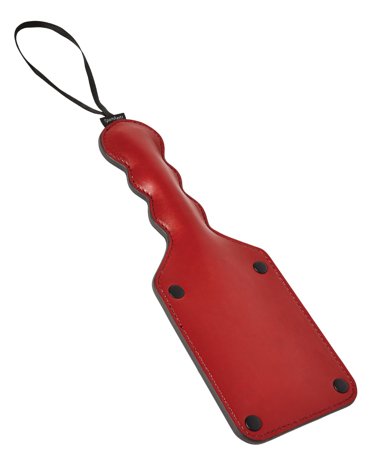 Sportsheets International SS48030 Red Square Paddle, PU Leather