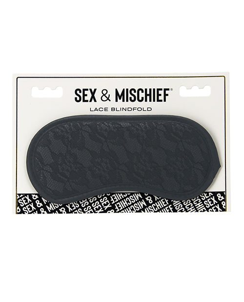 Sportsheets International SS52000 Sincerely Lace Blindfold, Black