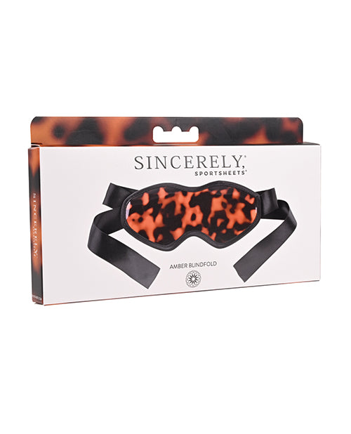 Sportsheets International SS52108 Amber Blindfold, Brown Polyester/PVC
