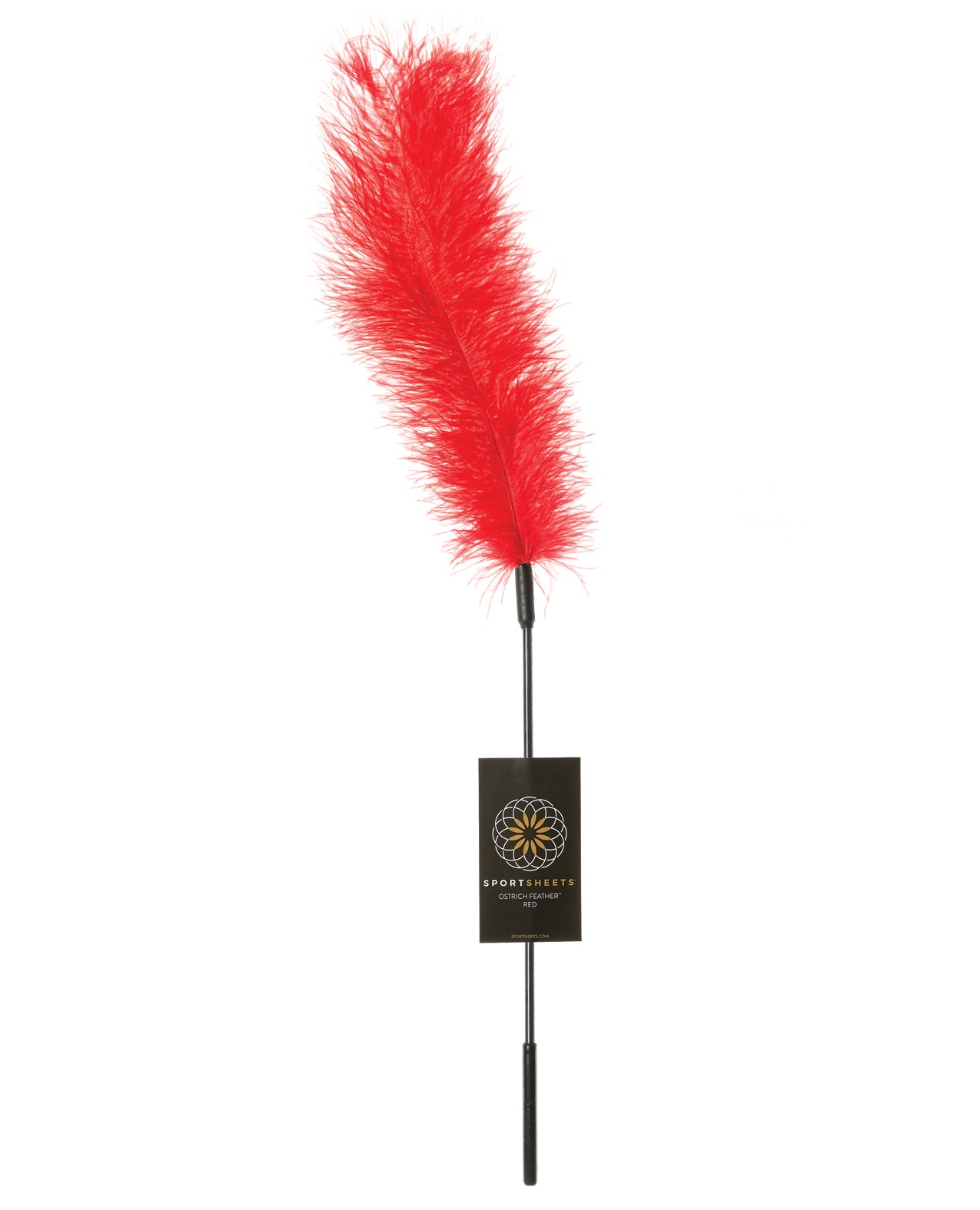 Sportsheets International SS70003 Body Tickler Ostrich Feather, 16-inch Red