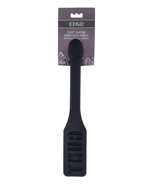 Sportsheets International SS98056 Edge CUNT Silicone Paddle, Black