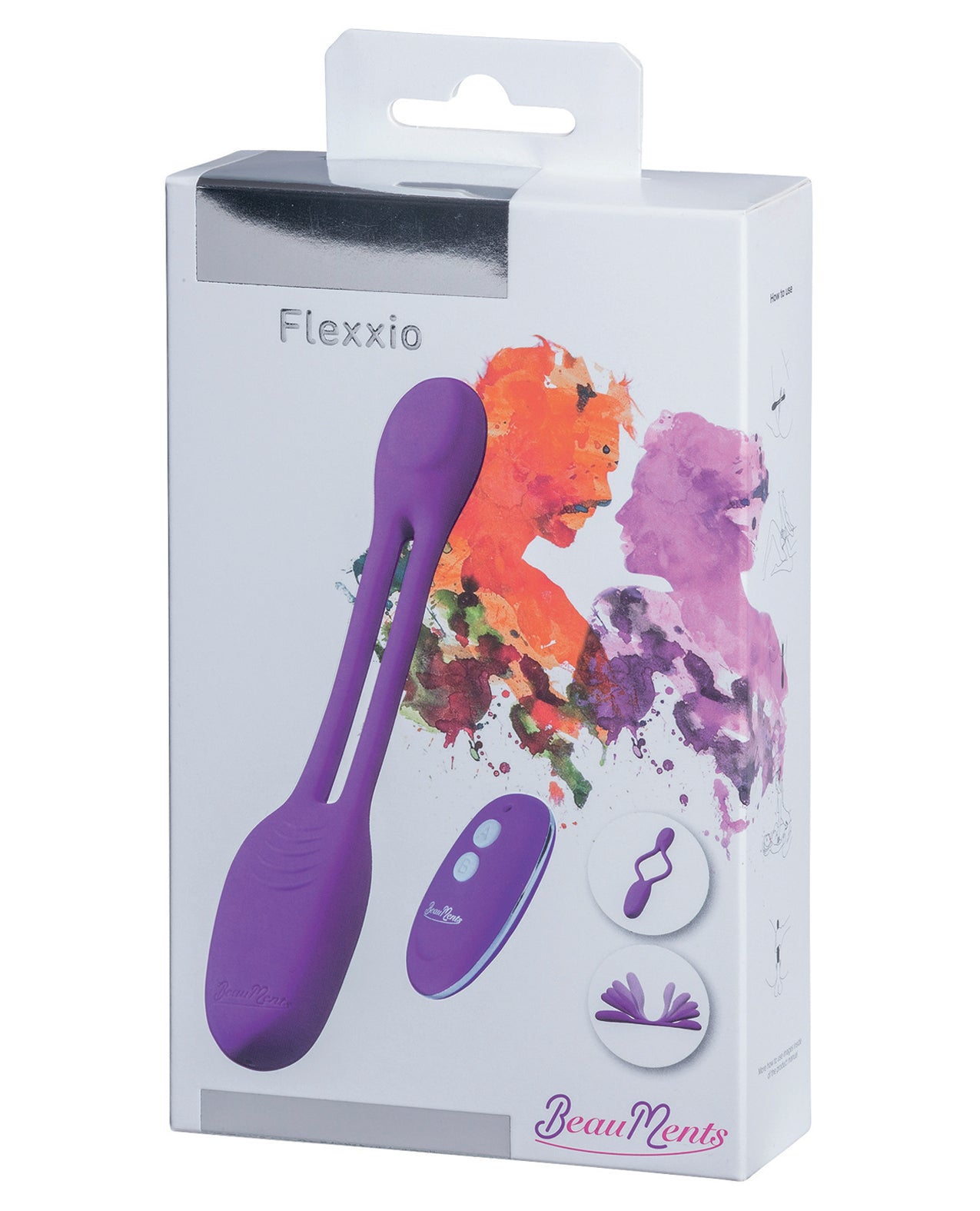 ST Rubber GmbH 670000031306 BeauMents Flexxio Vibrator, Purple, USB Rechargeable