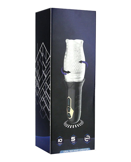 SECWELL Cyclone Spinning Blow Job Simulator, 10 Vibration & 4 Rotation Modes