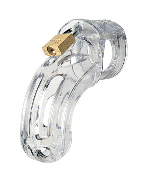 CB-X THE CURVE 3 3/4" Curved Cock Cage & Lock Set - Clear