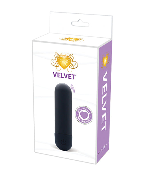 The Pleasure Company TPCW1008B Velvet Power Bullet, Black, 10 Vibration Settings