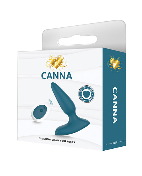 The Pleasure Company TPCW2002B Canna Vibrating Butt Plug, Remote