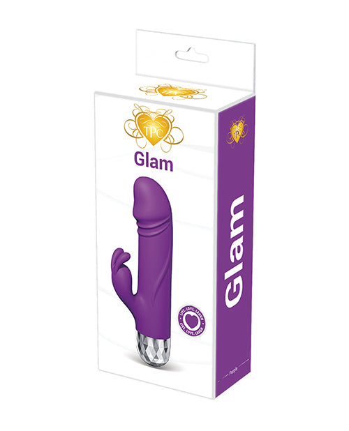 The Pleasure Company Glam Rabbit Bullet Vibrator, Purple, TPCW3007PR