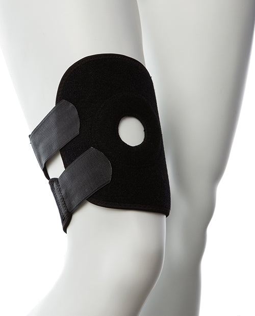 Thank Me Now GF-S601 Gender Fluid Thigh Harness, Black, Unisex, Stretchy