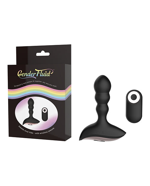 Thank Me Now GF-4288 Shake Anal Vibe, Black, 5" Length