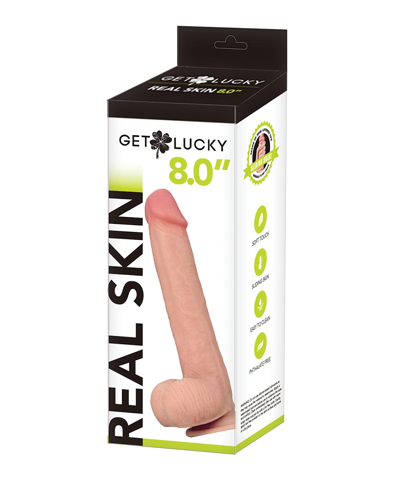 Viben GL-2451 Get Lucky Real Skin Series, Flesh, TPE, Dual-Layered, Waterproof