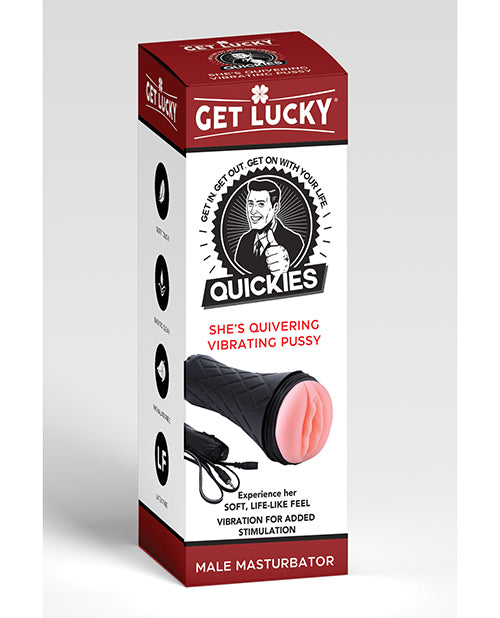 Viben GL-2529 Quickies She's Quivering Masturbator, Ivory