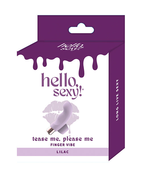 Thank Me Now HS-5339 Finger Vibe, Lilac, 8 Speeds, 20 Patterns
