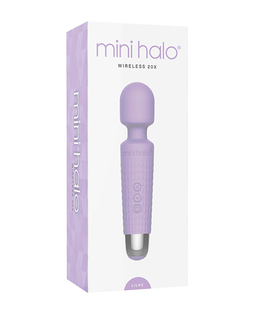 Viben MH-3137 Mini Halo Wireless 20x Wand, Lilac, 20 Patterns, USB Rechargeable