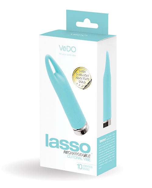 VeDo VI-F1901 Lasso Rechargeable Bullet Vibe, Turquoise, 10 Modes
