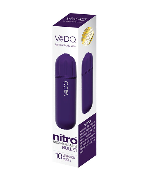 VeDo VI-F2013 Nitro Bullet Vibe, 3.25 Inch, 10 Modes, Purple