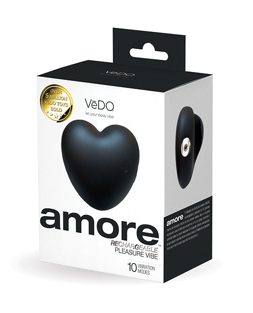 VeDo VI-H0119 Amore Rechargeable Vibe, Black, 10 Modes