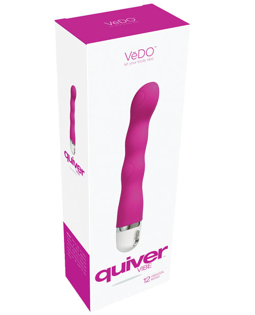 VeDo VI-P0102 Quiver Mini Vibe, Pink Vibrator, 22cm