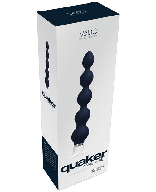 VeDo VI-P0308 Quaker Anal Vibe, Just Black, 21cm