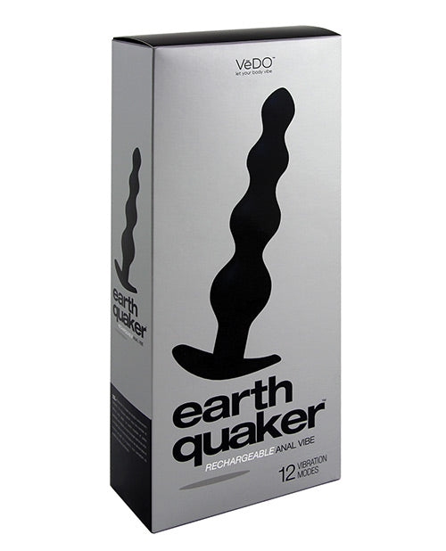 VeDo VI-P0808 Earth Quaker Anal Vibe, 12 Modes, 22.5cm Silicone
