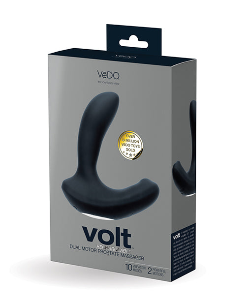 Savvy co. VI-P2308 VeDo Volt Rechargeable Prostate Vibe, Black