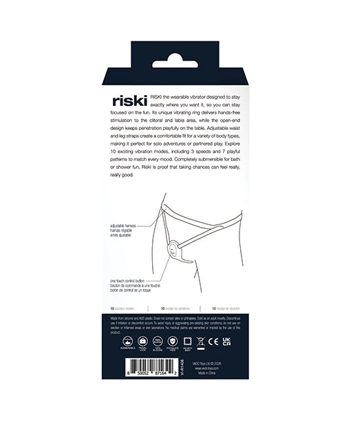 VeDo Riski Rechargeable Wearable Vibrator – Black