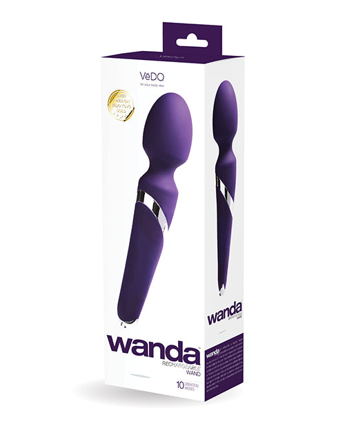 VeDo VI-W0113 Wanda Rechargeable Wand, Deep Purple