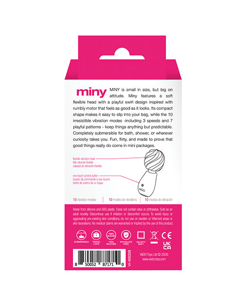 VeDo Miny Rechargeable Mini Wand Vibrator, Pink