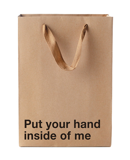 Wood Rocket Put Your Hand Inside Me Gift Bag, BAG-018
