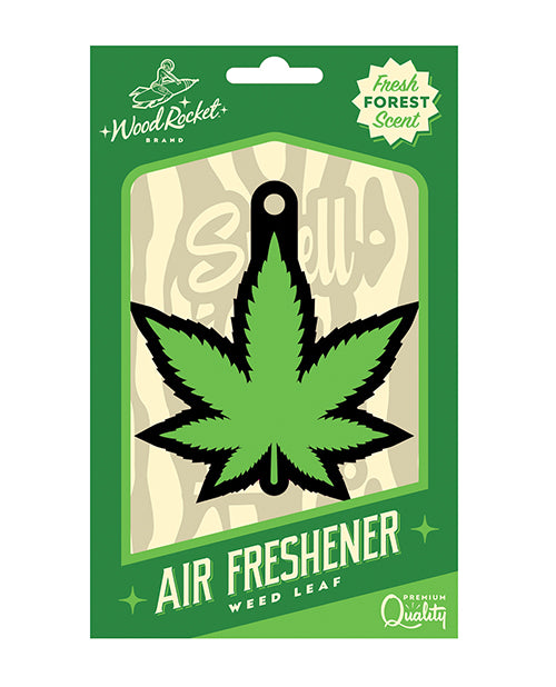 Wood Rocket VAF-009 Green Leaf Air Freshener - Forest Scent
