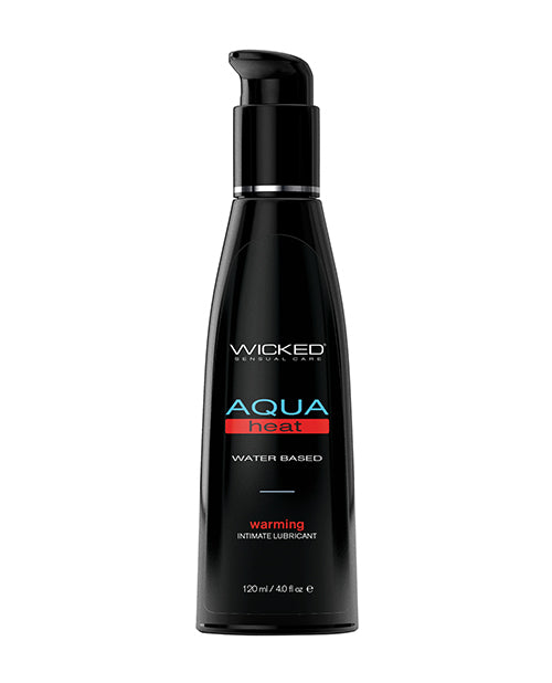 Wicked Sensual Care 90225 Aqua Heat Warming Water Based Lubricant, 4 oz