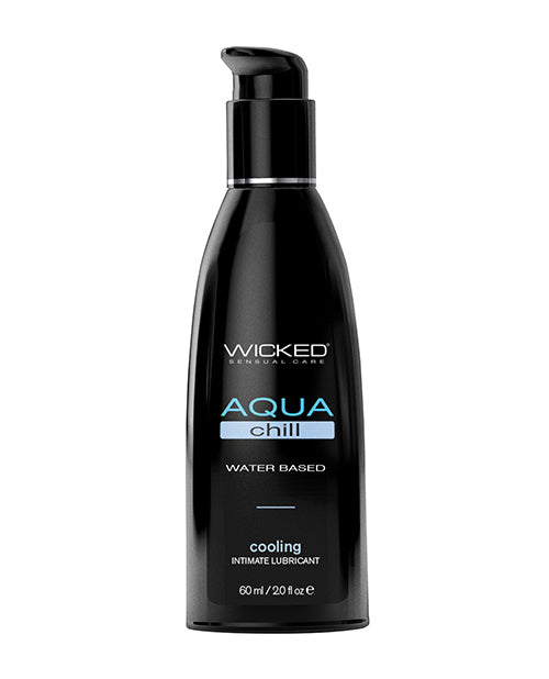 Wicked Sensual Care 90226 Aqua Chill Water Based Cooling Lubricant, 2 oz