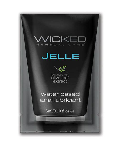 Wicked Sensual Care 90101 Jelle Water Based Anal Lubricant, Fragrance Free