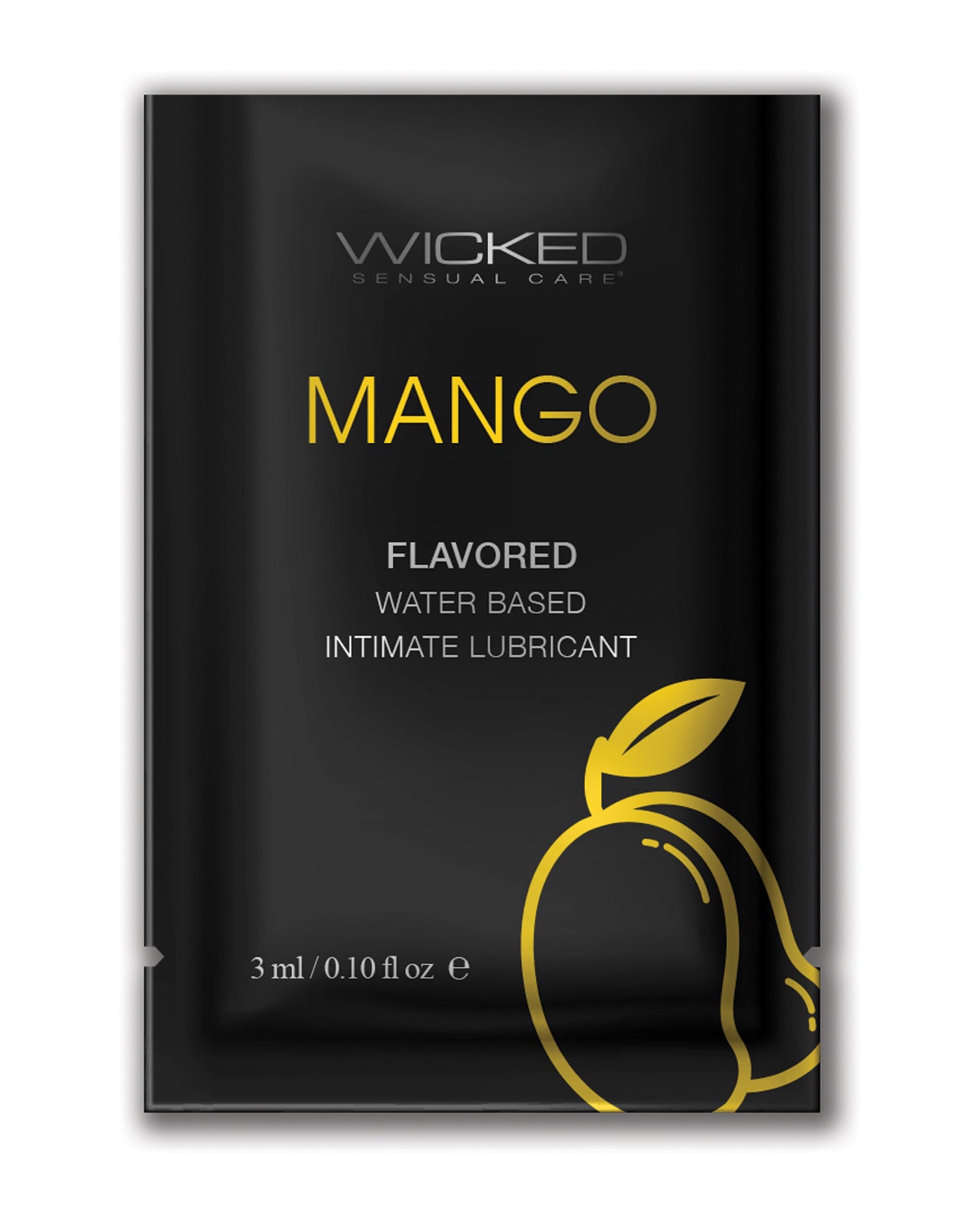Wicked Sensual Care 90460 Mango Water Based Lubricant, 0.1 oz